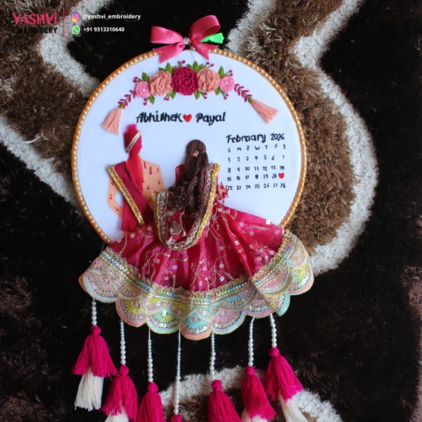 Personalized Embroidery Hoop, Wedding Embroidery